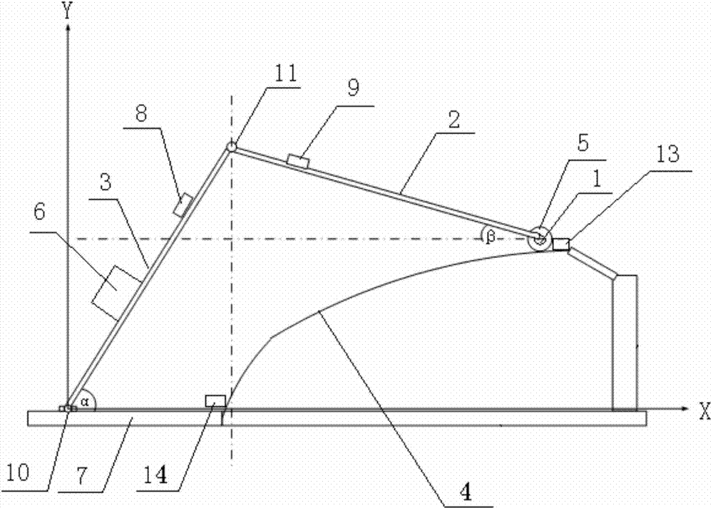 Greenhouse roller blind control system and working method thereof