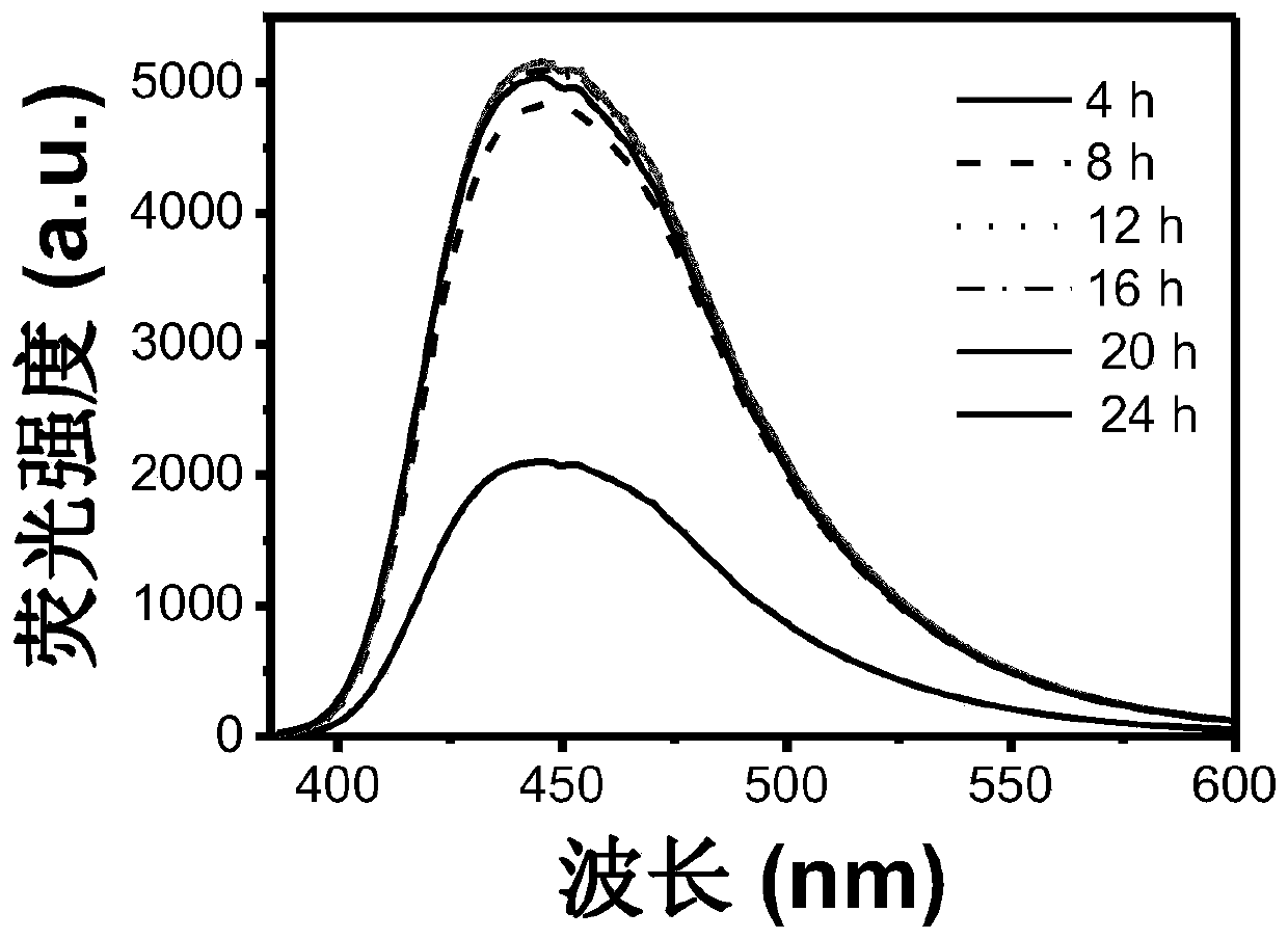 Preparation method and application of water-soluble blue fluorescence silicon quantum dot