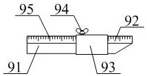 A financial bill punching and gluing device