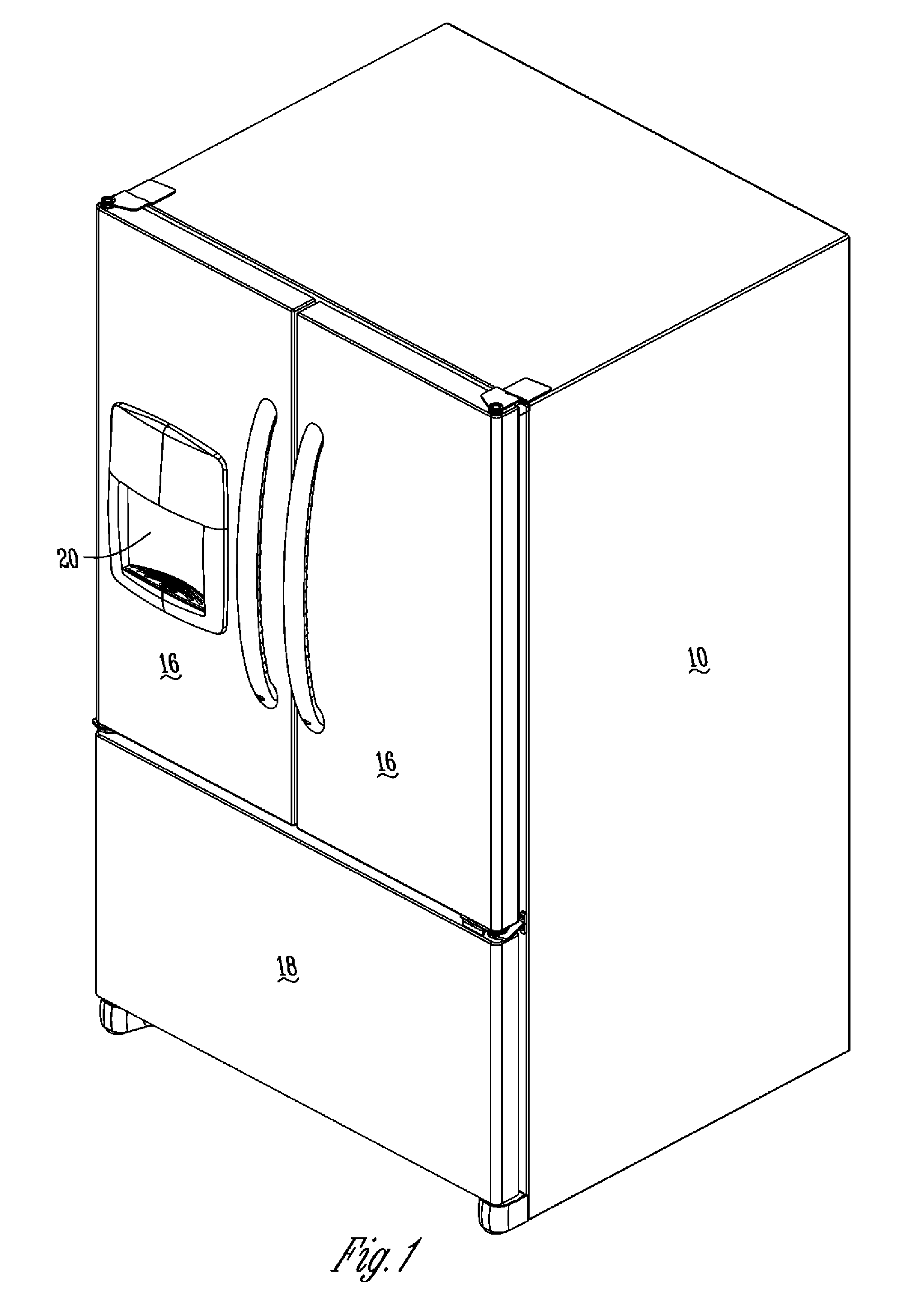 Refrigerator with easy access drawer