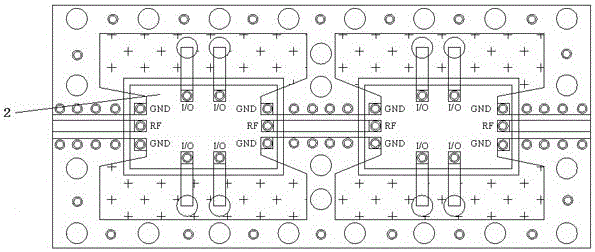 Novel three-dimensional microwave multi-chip module structure