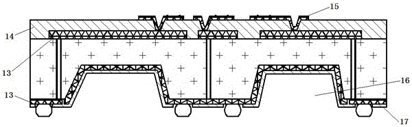 Novel three-dimensional microwave multi-chip module structure