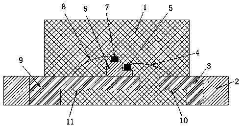 Packaged 360-degree light emitting diode