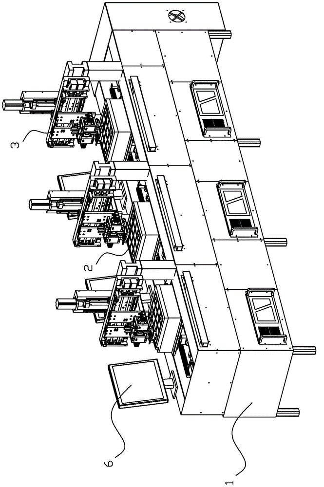 A sliding block groove center distance detector and its measuring method