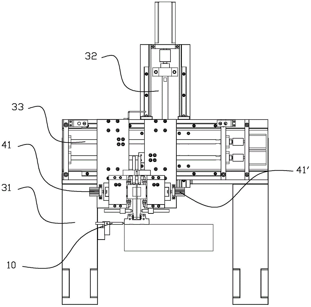 A sliding block groove center distance detector and its measuring method