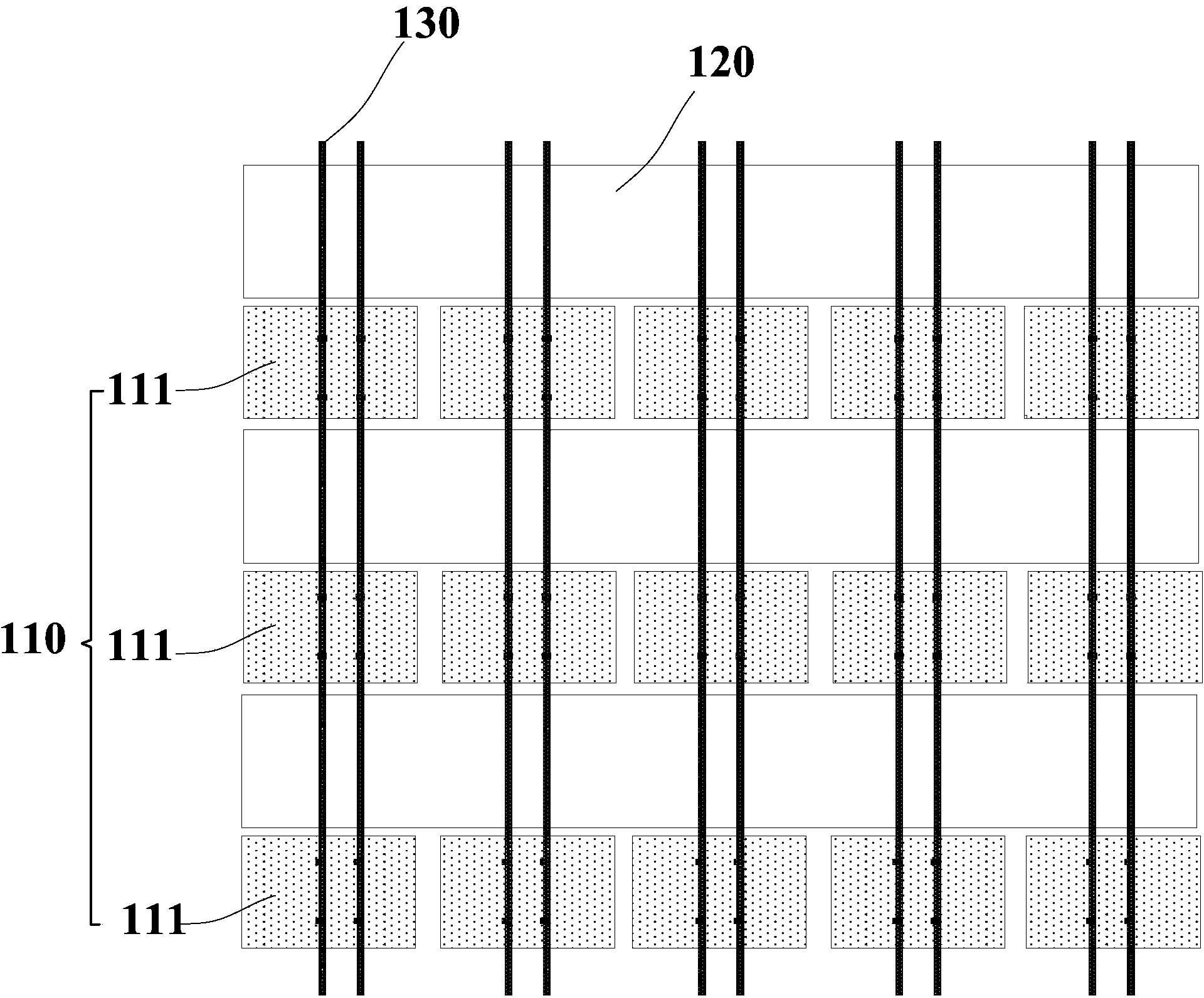 Array substrate, embedded touch screen and display device