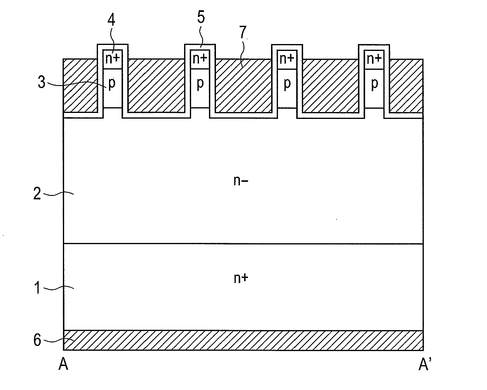Semiconductor device with large blocking voltage and manufacturing method thereof