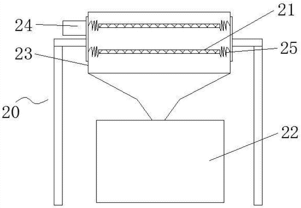 Automatic grinding sieving machine