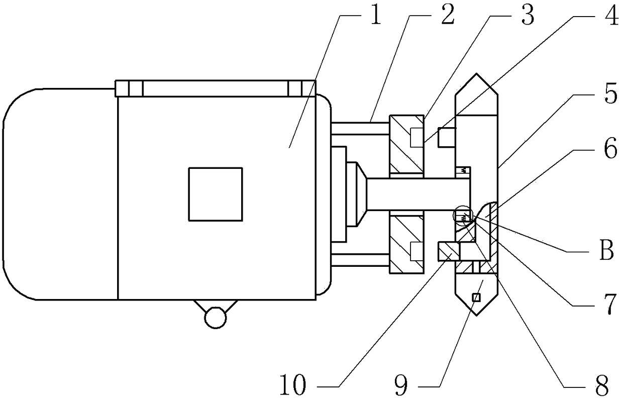 Device for detecting gas particles