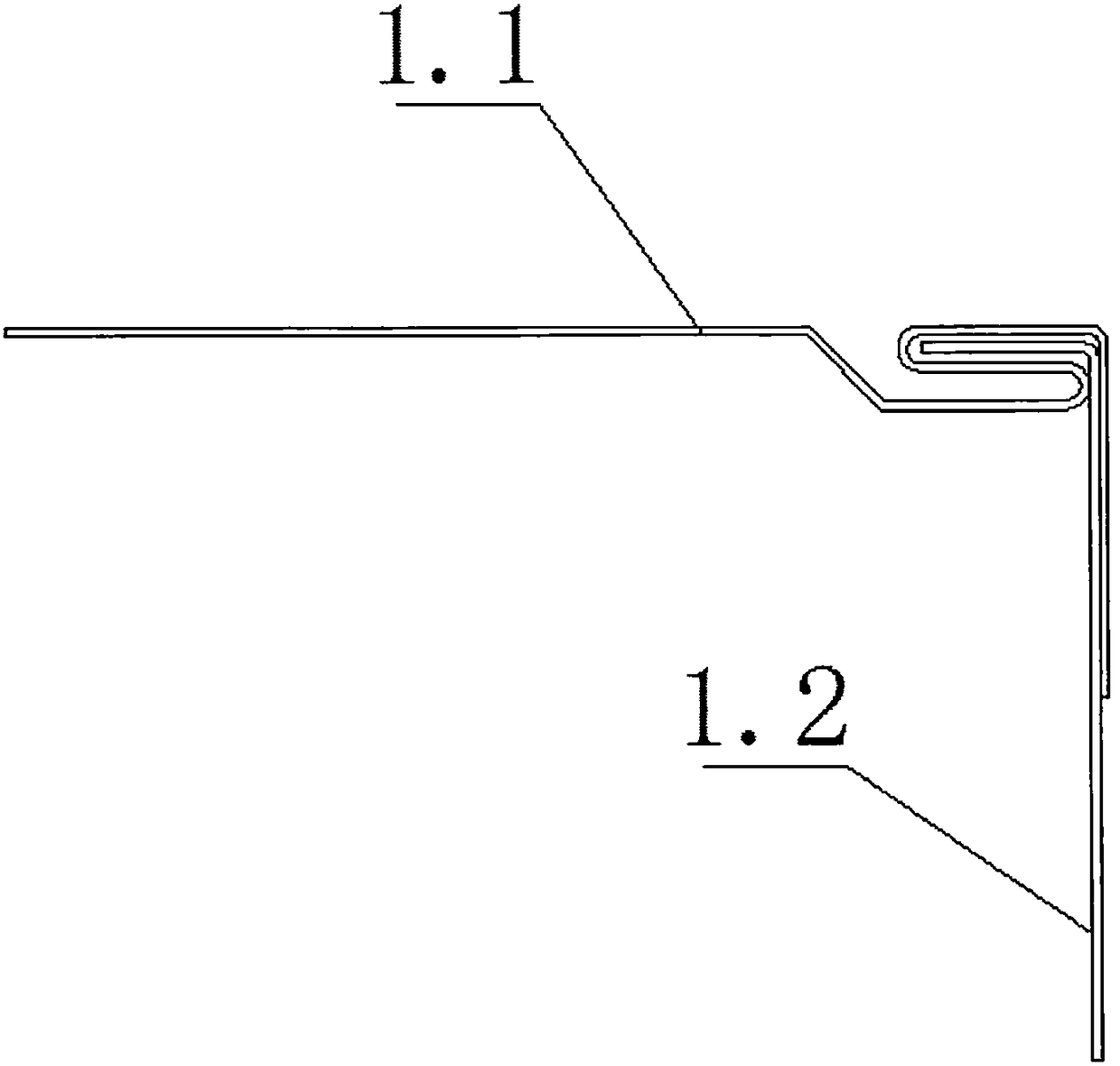 Sealing structure of stainless steel ventilation pipeline and production technology thereof