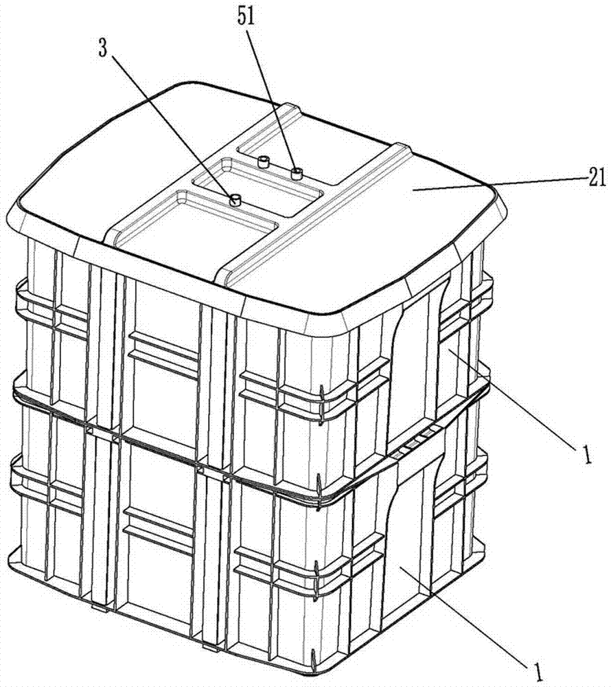 Water-sealed bean sprouts incubator