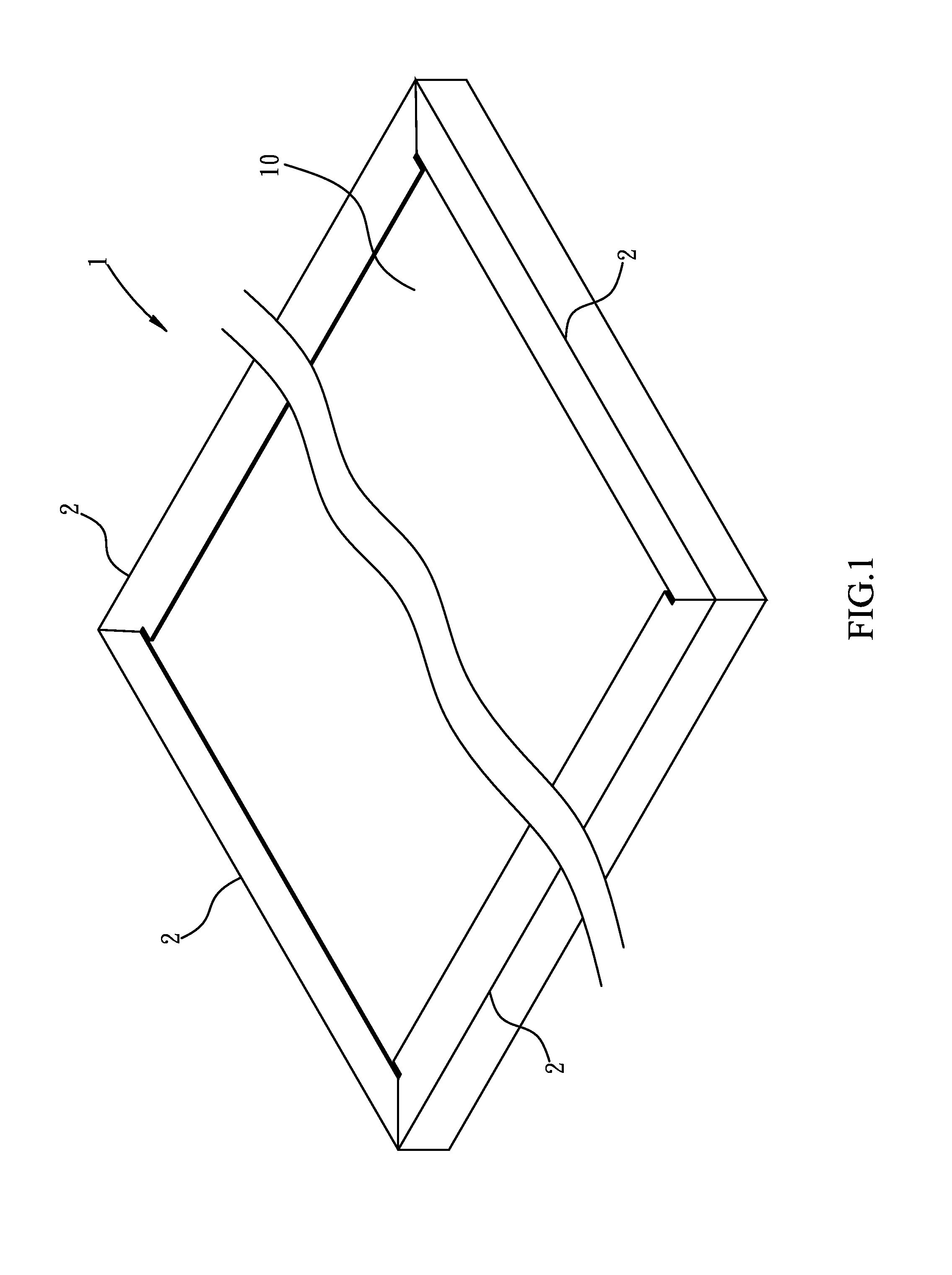 Frame structure for solar cell module
