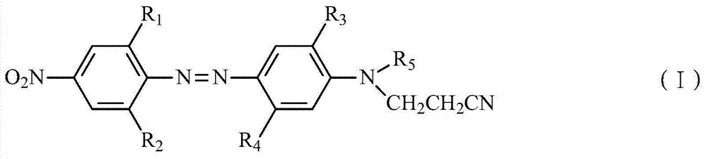 Isothiazole dye composition and method for applying isothiazole dye composition into short-process alkaline dyeing of polyester fabric