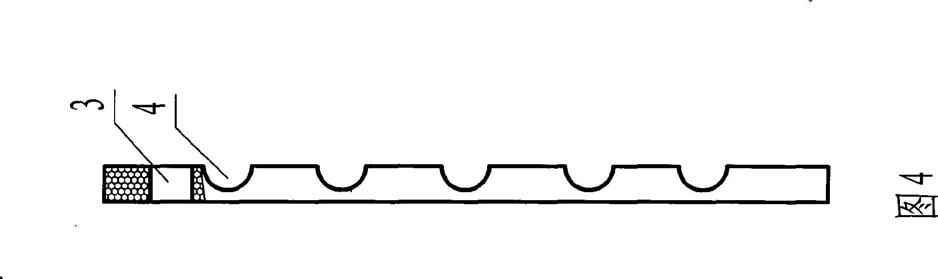 Assembled geothermal energy plate and assembling method