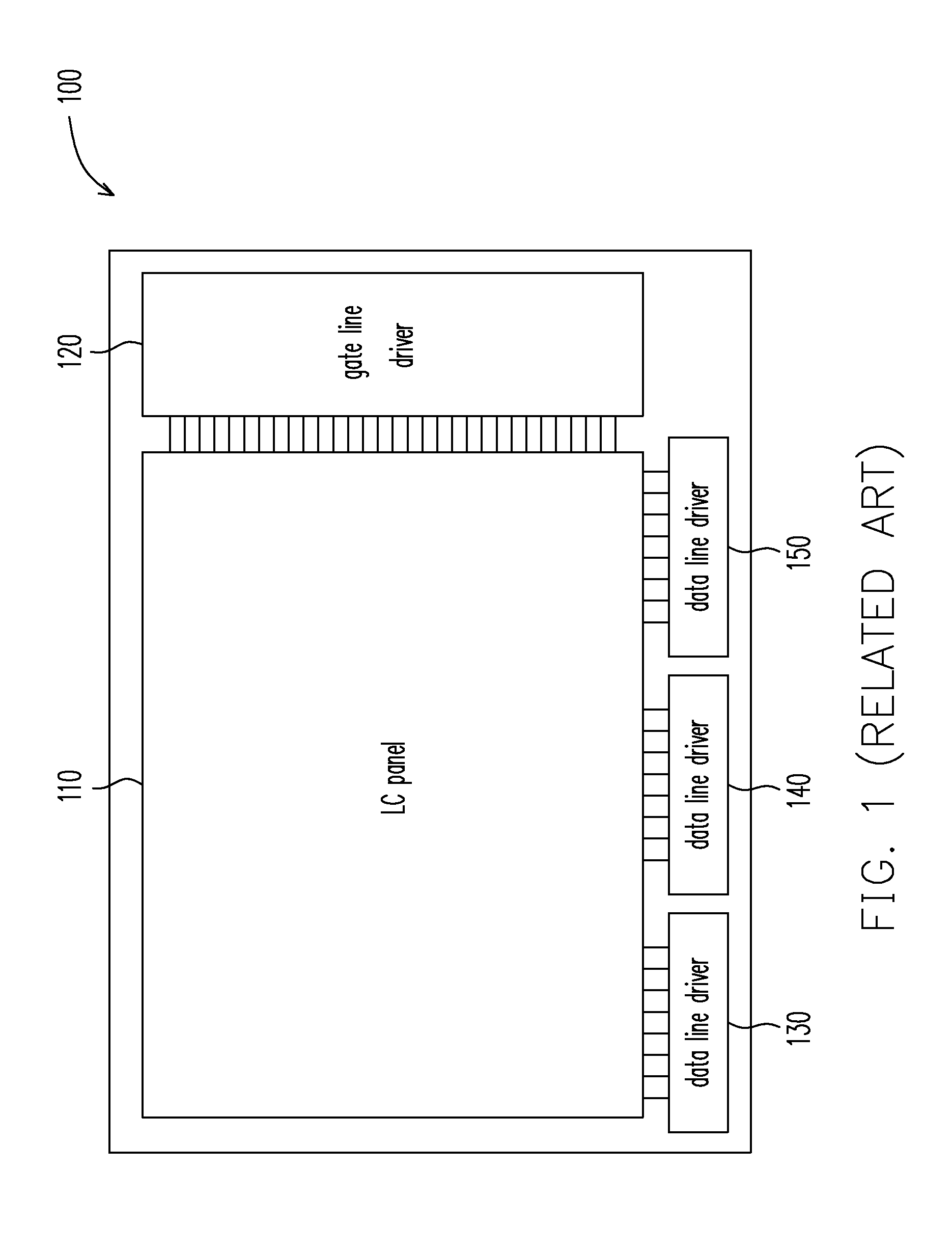 Gate line driving module for liquid crystal display and liquid crystal display using the same