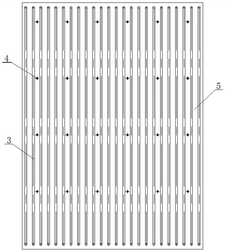 Novel hearth cooling structure and mounting method thereof