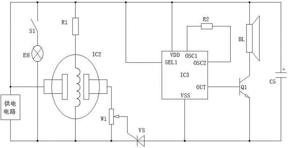 Mine gas detection system designed based on adjustable voltage stabilizing integrated circuit