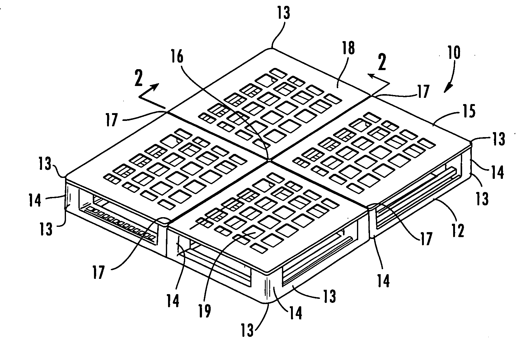 Durable Pallet and Pallet Block