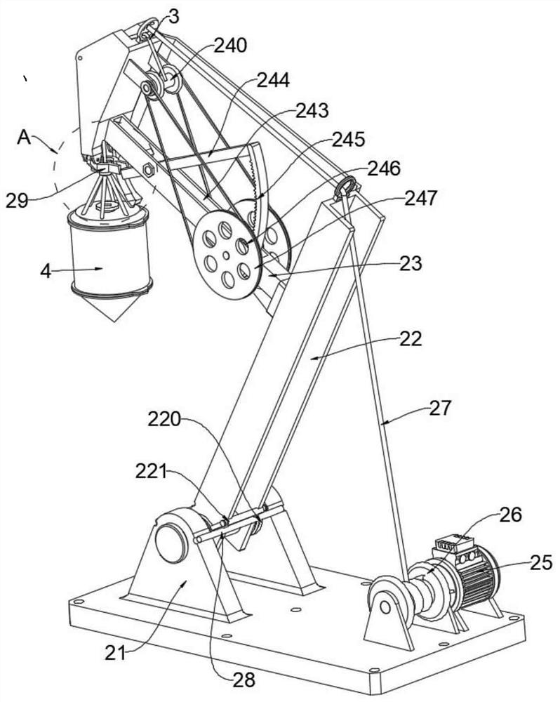 Device for carrying out microgravity experiment by utilizing facility with height difference