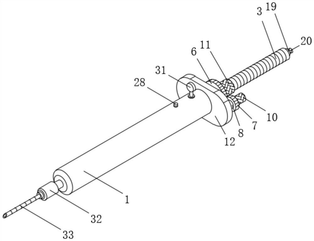 An endoscopic puncture needle capable of quantitatively controlling negative pressure