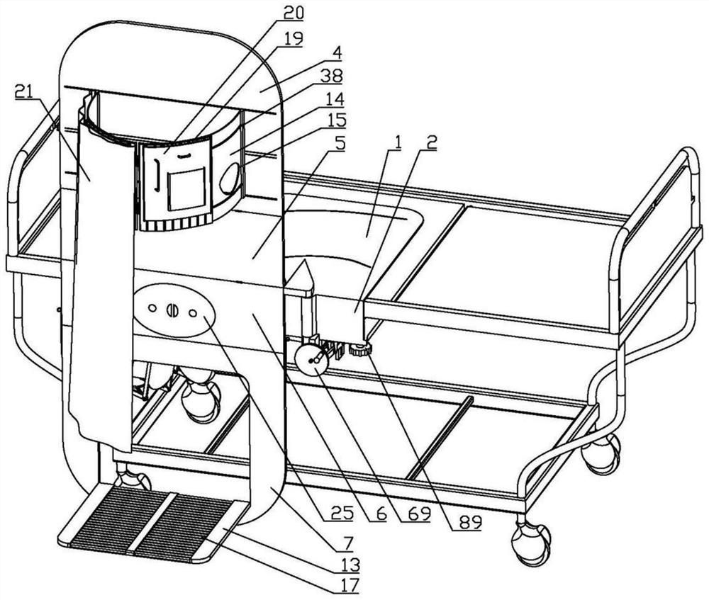 Consciousness awakening and limb exercising equipment for brain trauma consciousness disorder patient