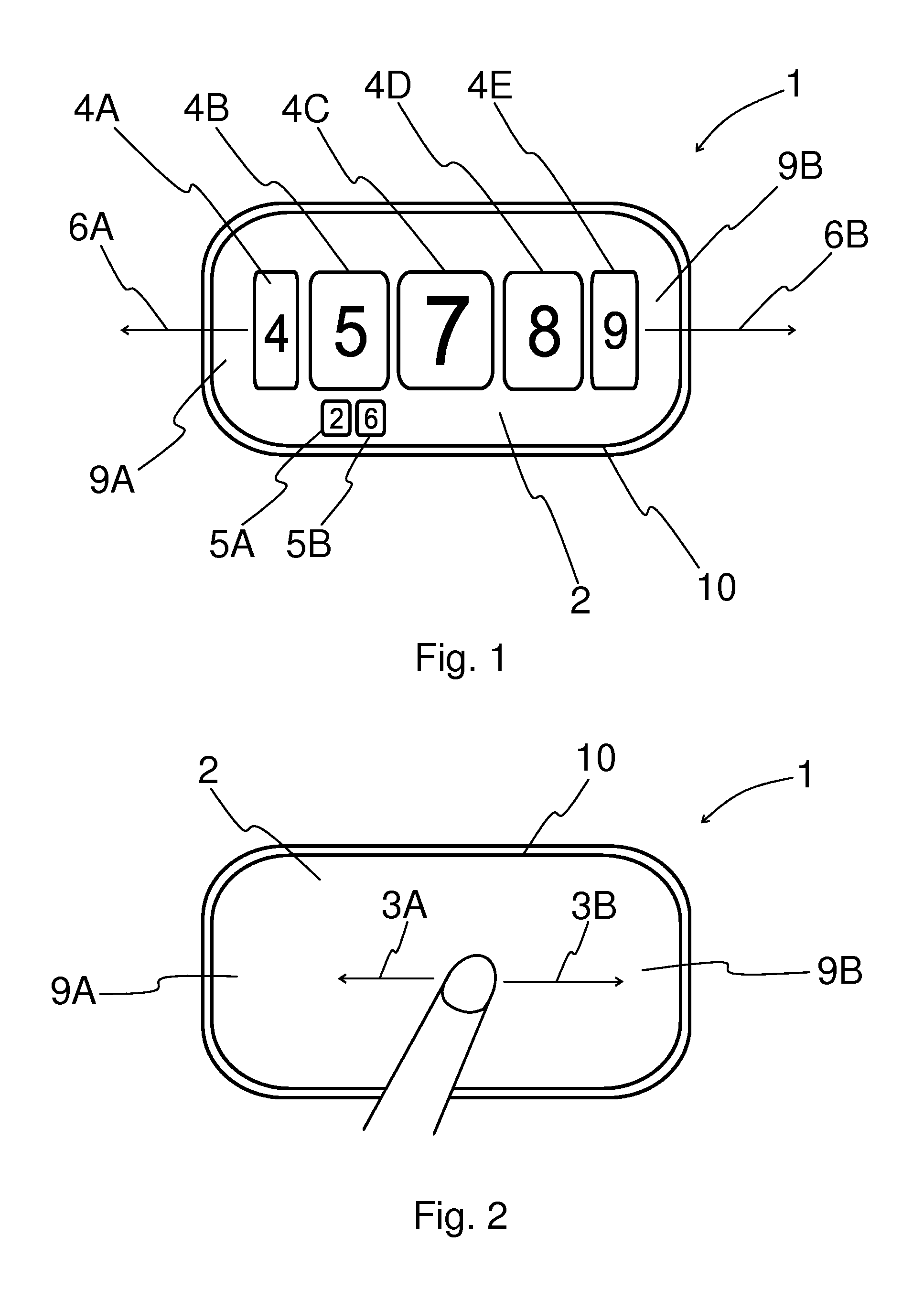 Call-giving device and method for giving an elevator call