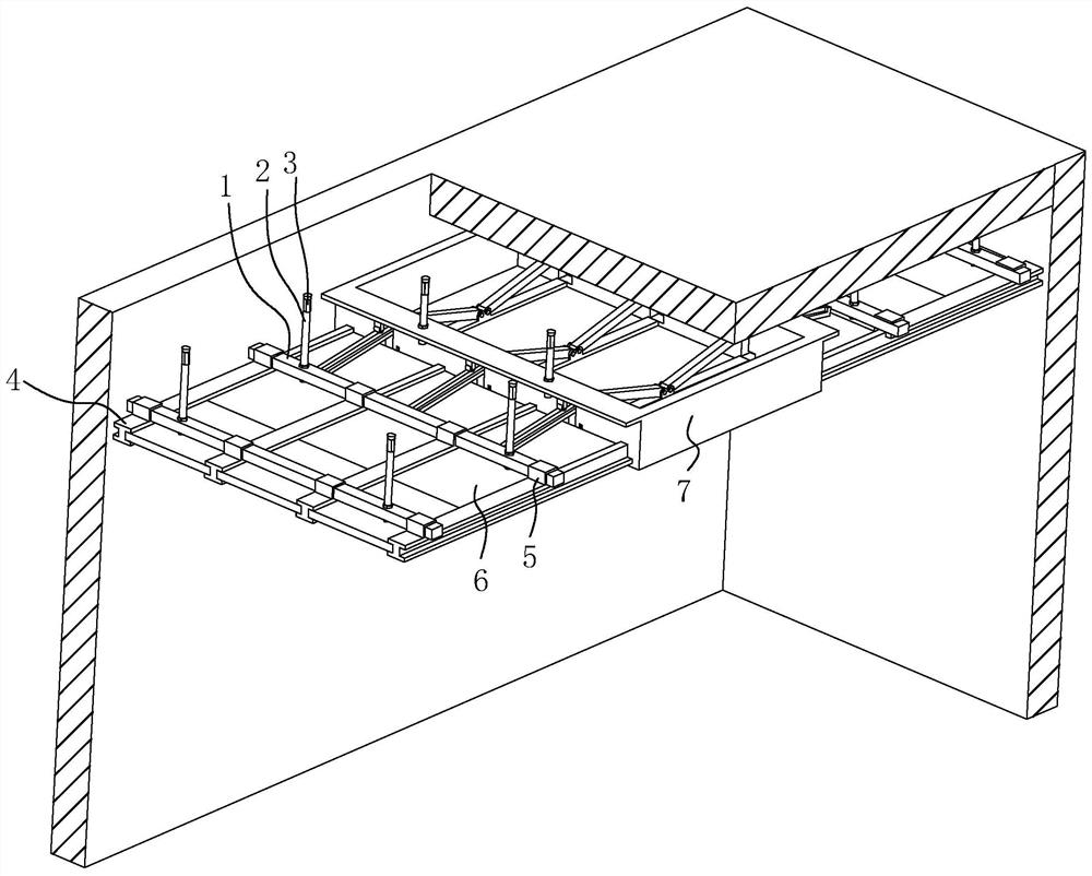 Mounting structure of house building suspended ceiling