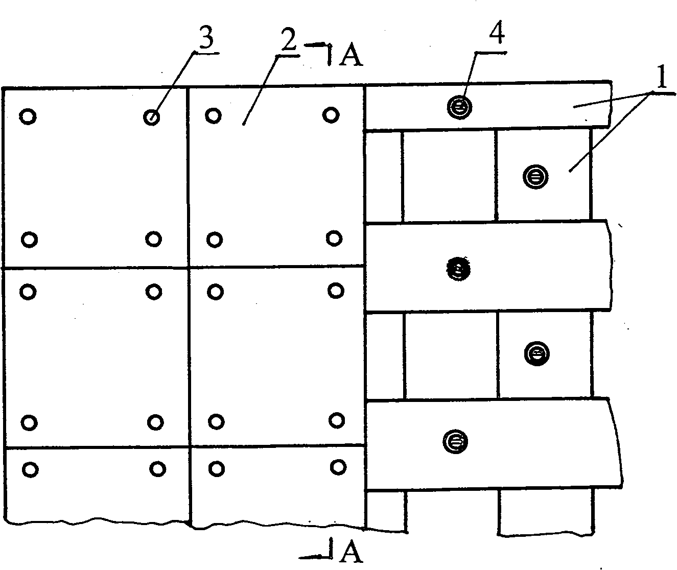 Camellia board decoration wall and its preparation method