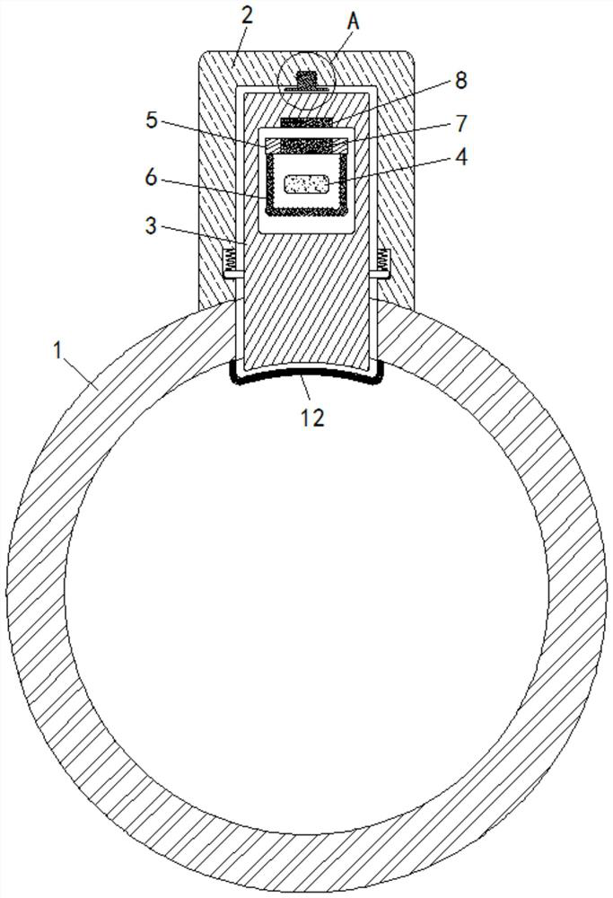 A pipeline real-time monitoring device for the air-conditioning system of ocean ships