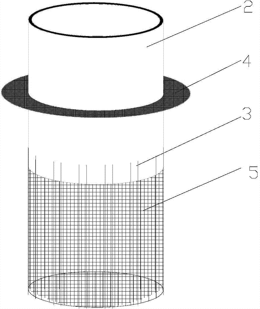Water supply and drainage device for deep foundation pit and construction method based on water supply and drainage device