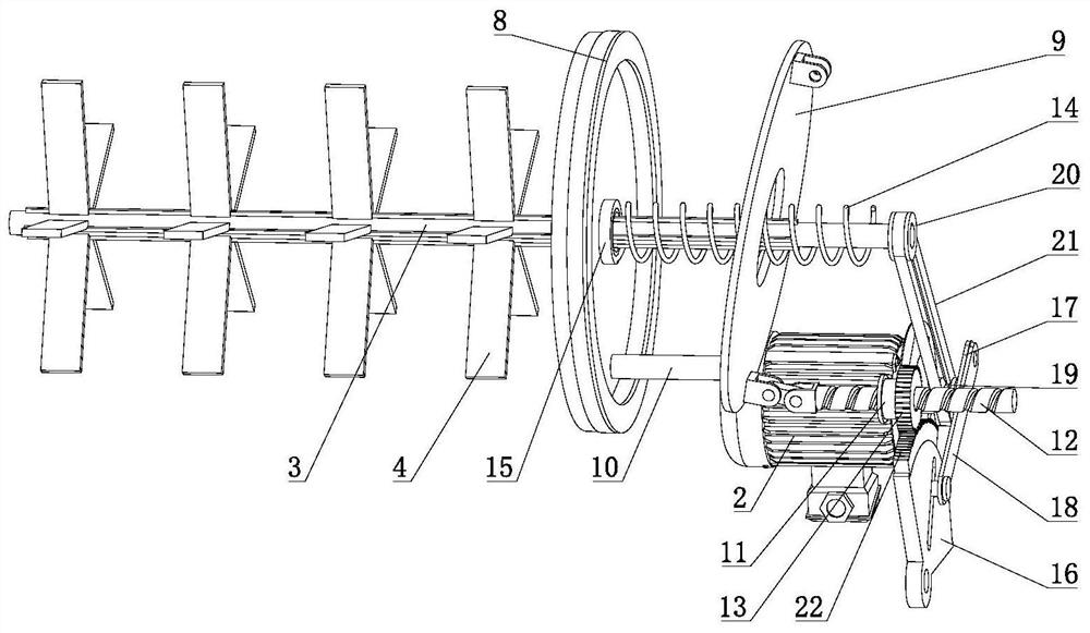 Threshing method of food processing thresher