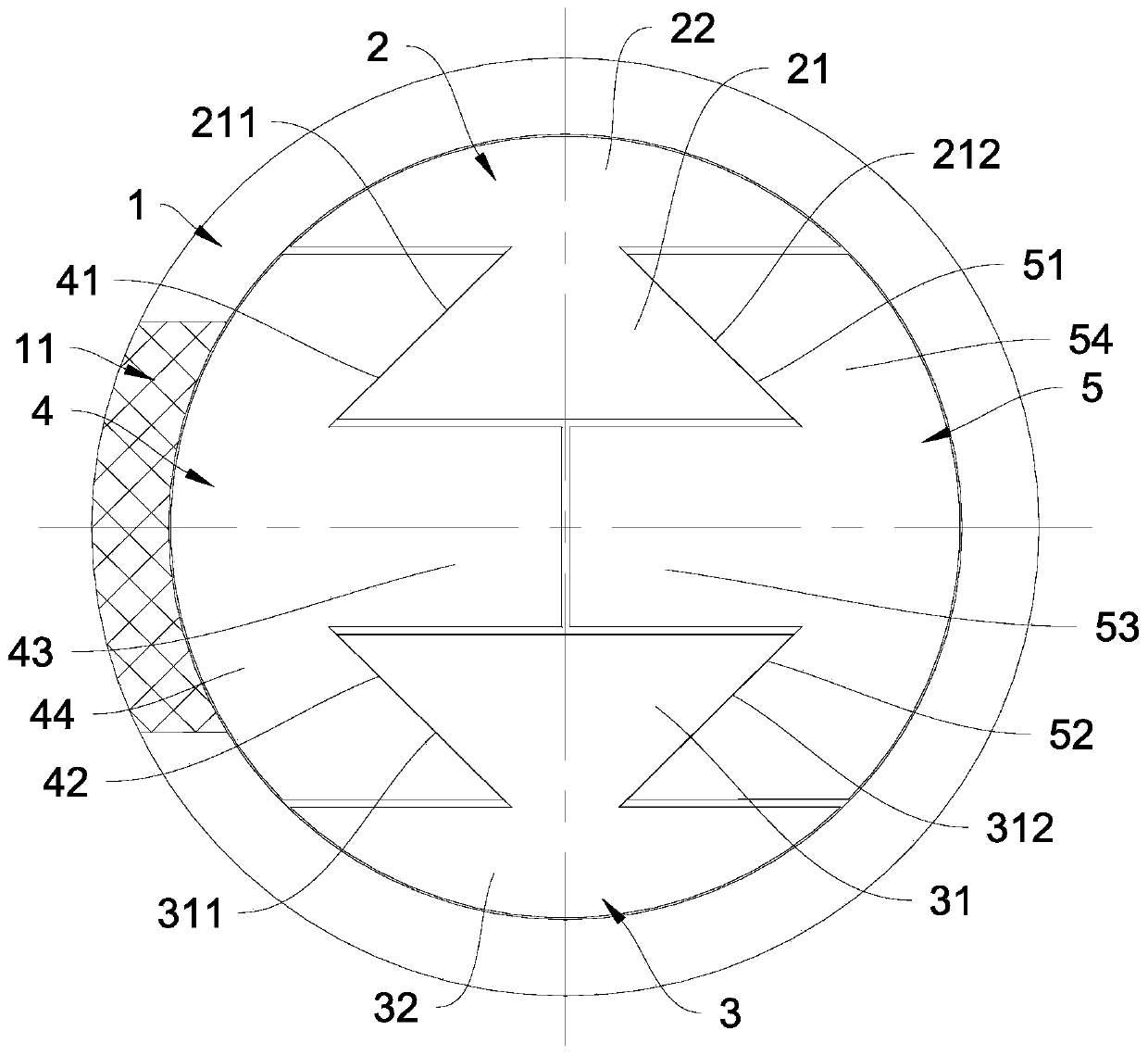 A self-tightening circular tube hoop tensile test device that maintains the curvature of the tube