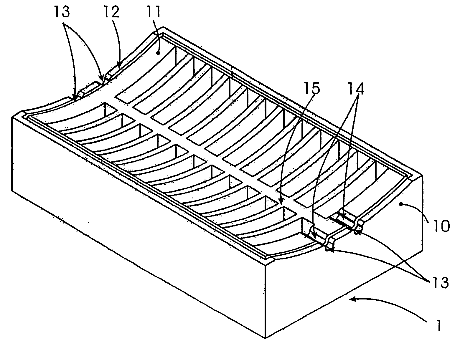 Street grid for surface drainage