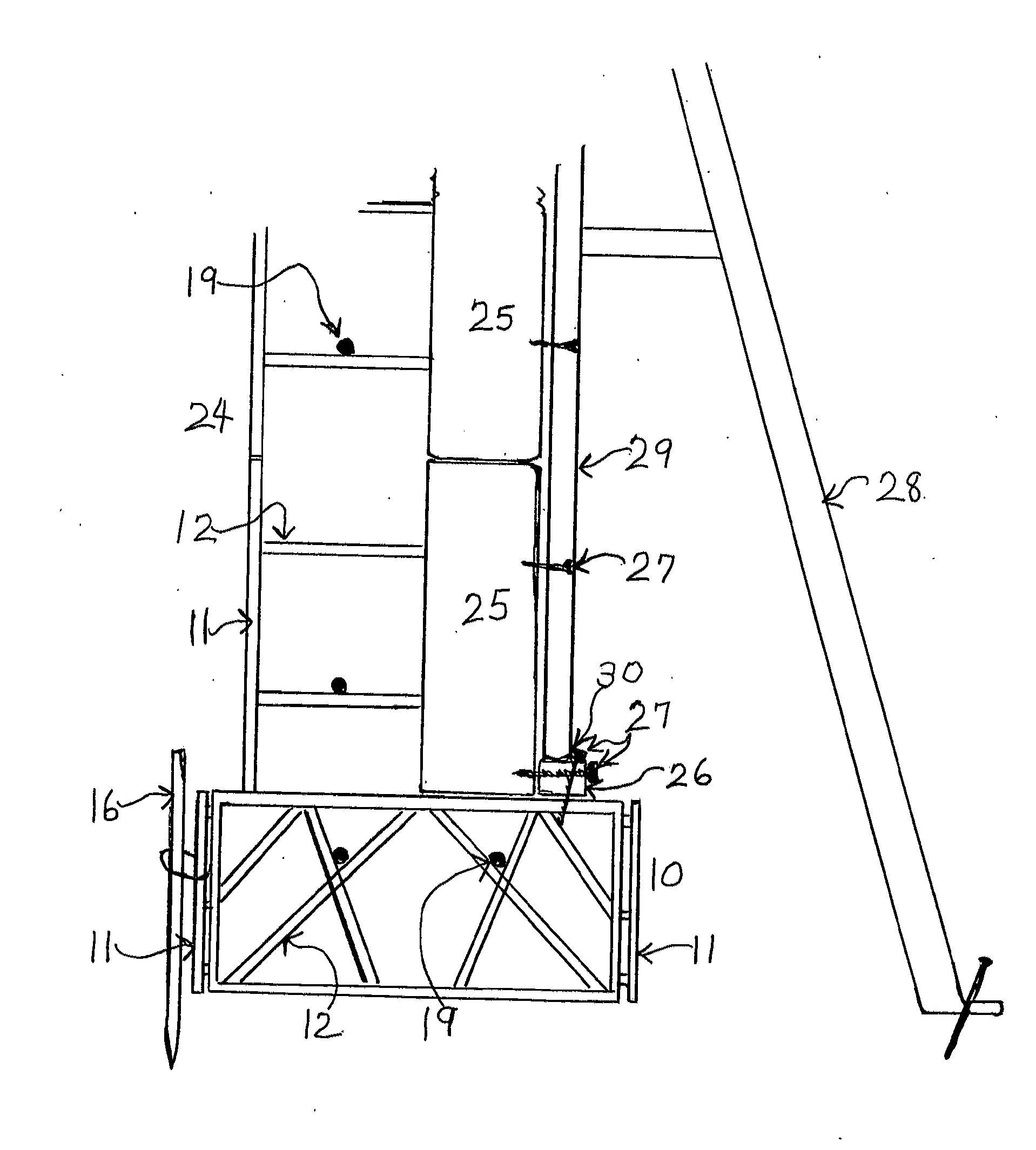 Manufactured assembly and method for forming concrete foundations and walls