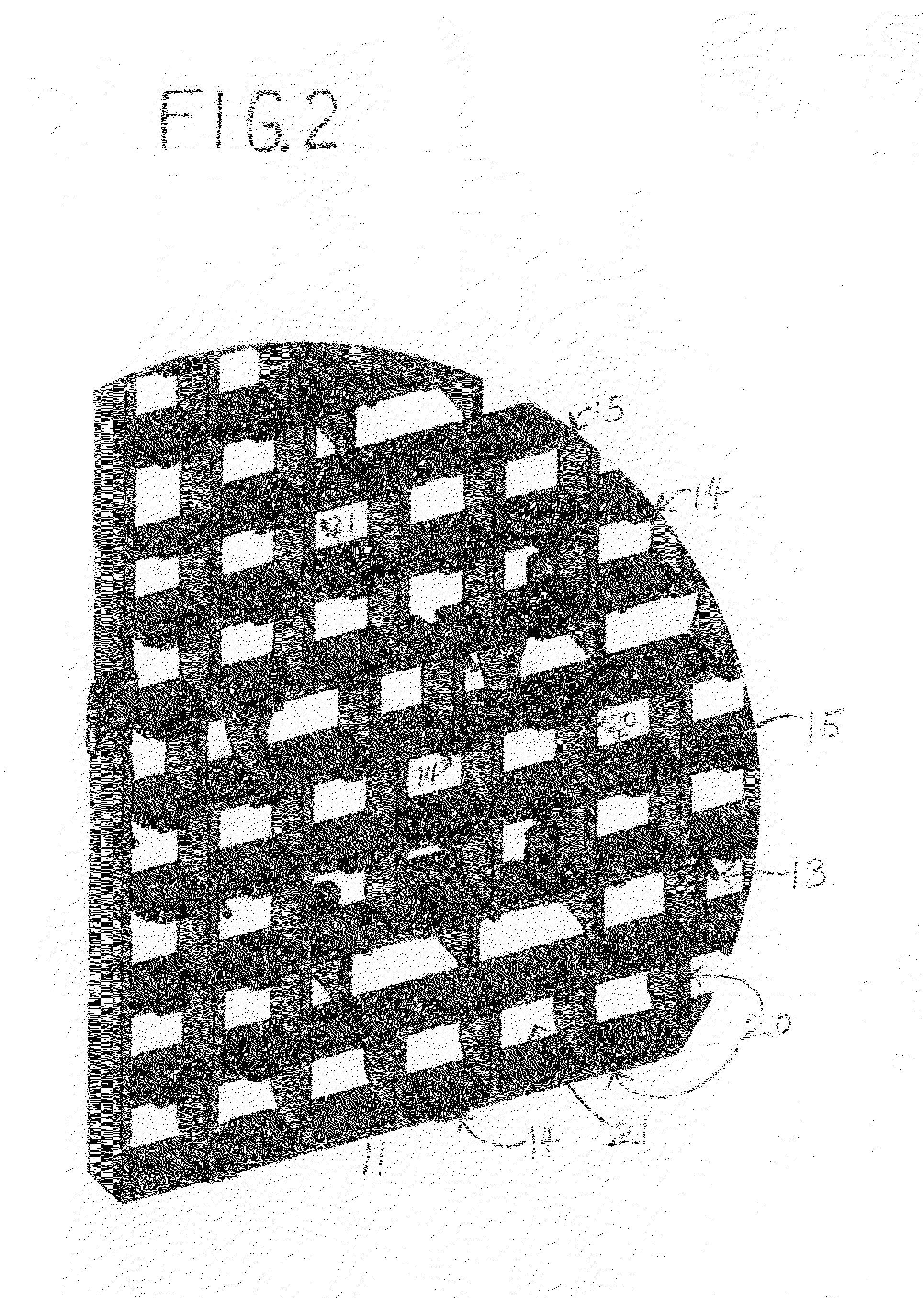 Manufactured assembly and method for forming concrete foundations and walls