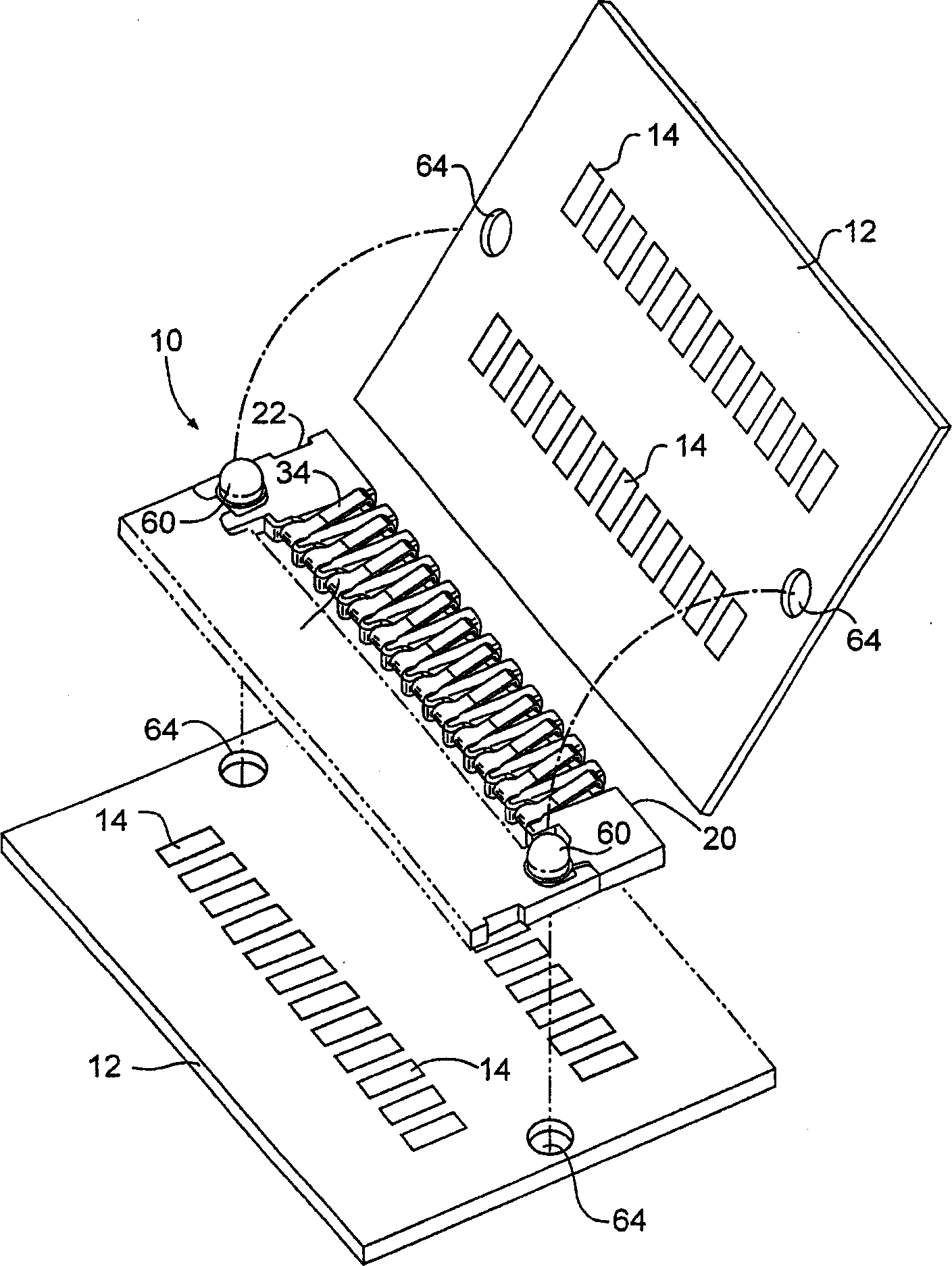 Low profile electrical connector