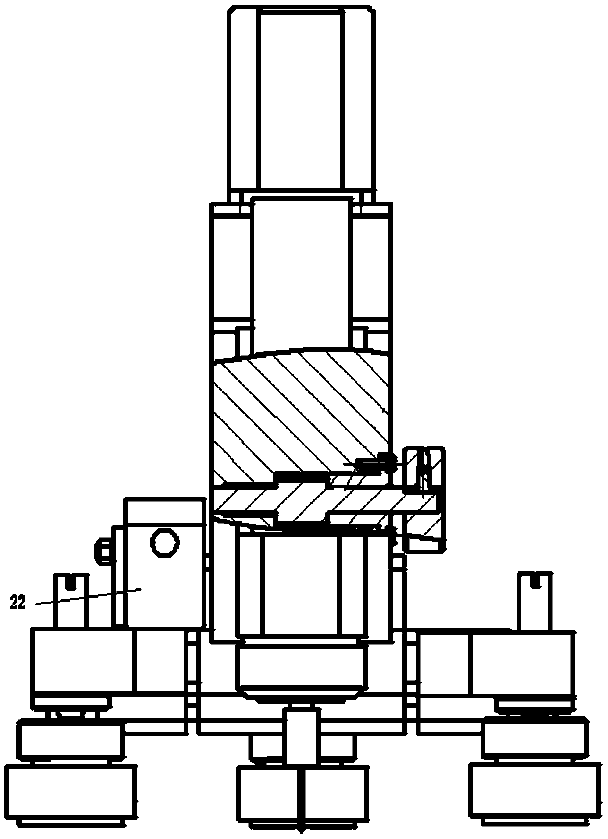 A horizontally stable automatic stress measurement drilling machine and its working method