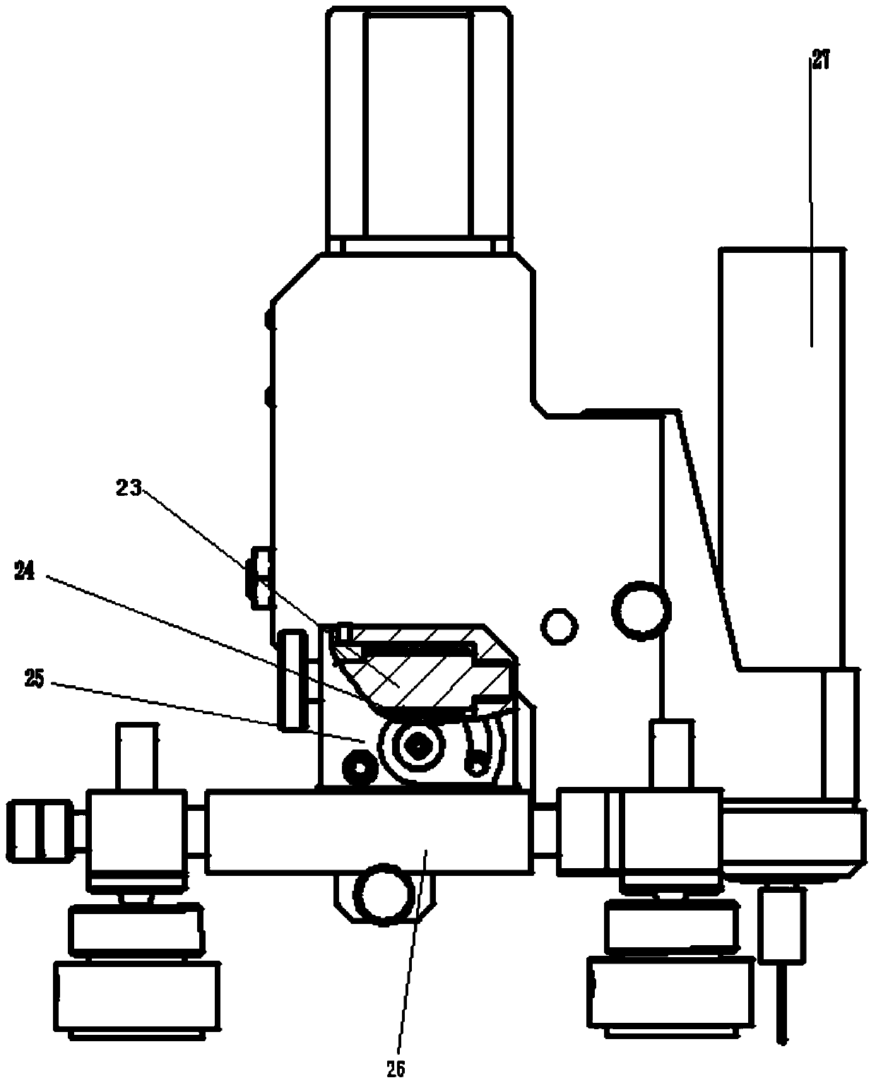A horizontally stable automatic stress measurement drilling machine and its working method