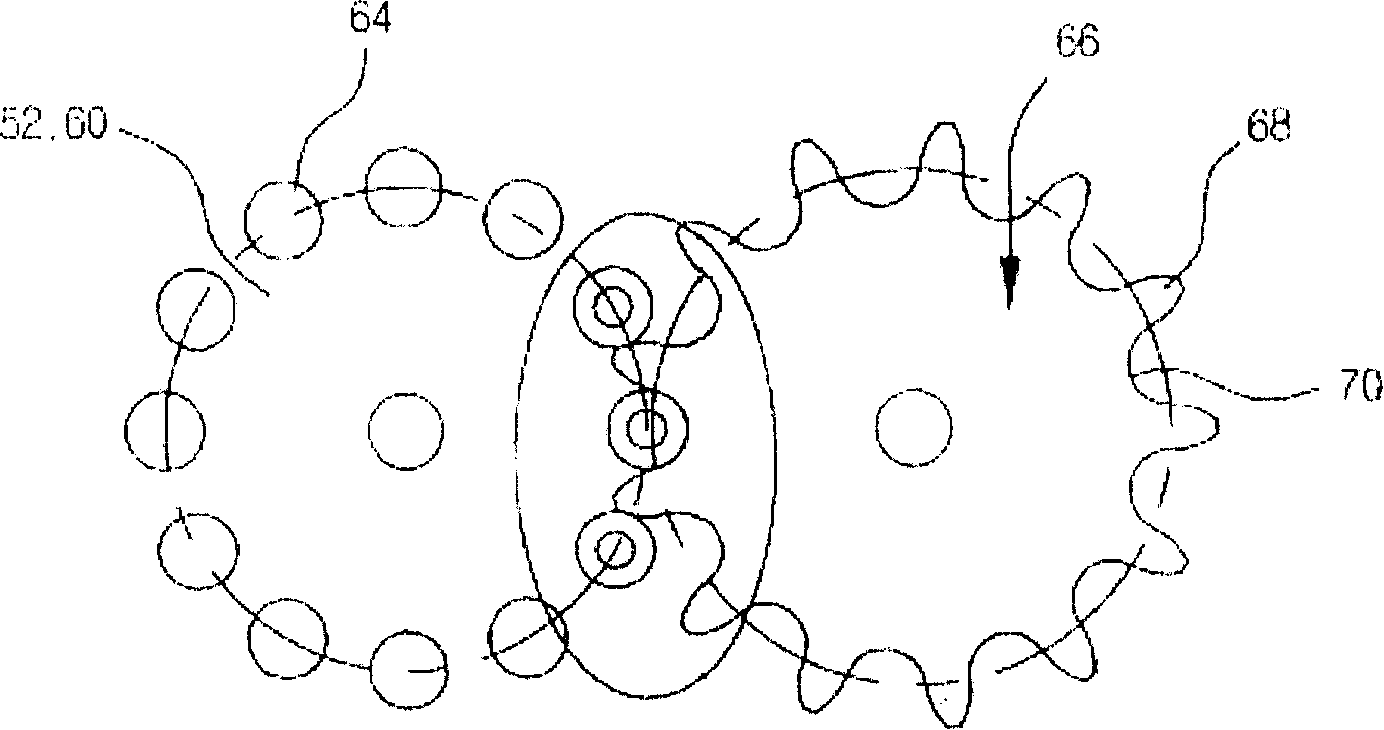 A device for forming tooth form of sprocket gear for power transmission apparatus of cahinless bicycle