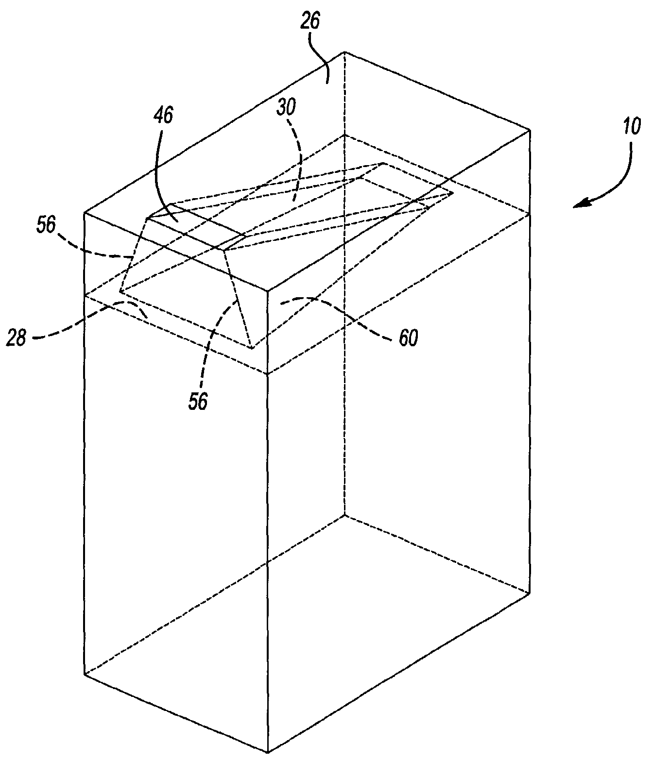 Elevator Cab Ceiling with Dissipative Ventilation Channel