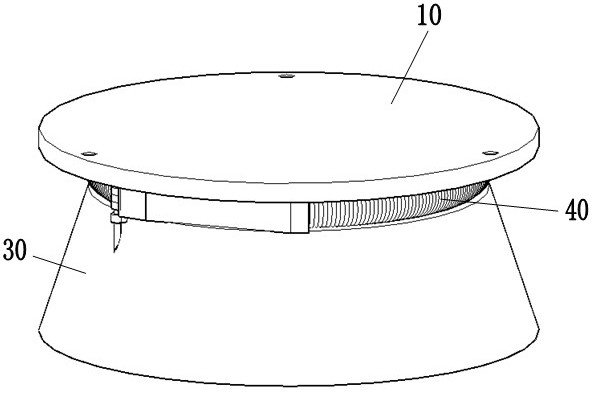 An indoor fire alarm sensor device