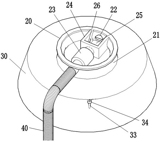 An indoor fire alarm sensor device