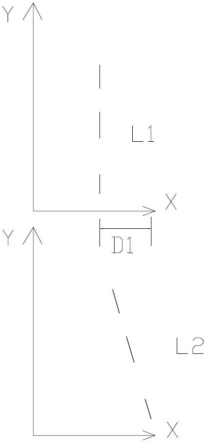 Linear image correction method and system for laser imaging and related equipment