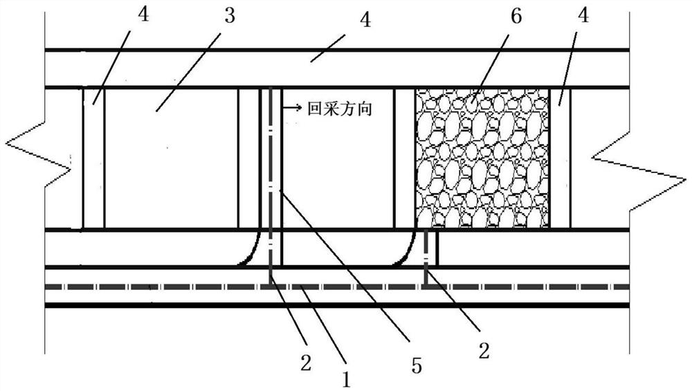 Safe and efficient shallow hole house column mining method