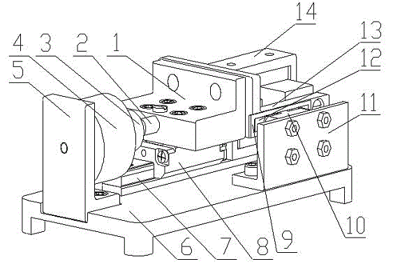 Precise nanoindentation test device