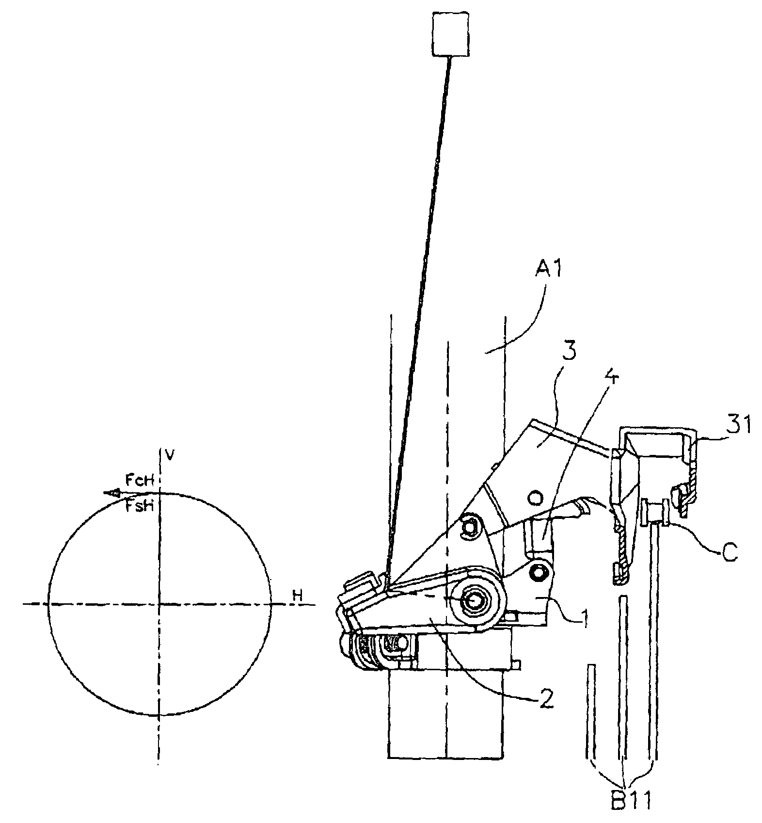 Front derailleur for a bicycle