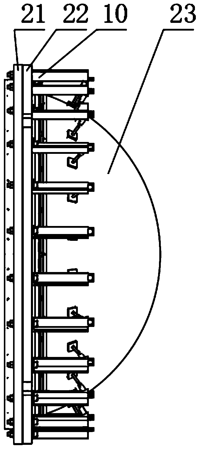 Spherical cap type inspection window seal ring replacing device and replacing method