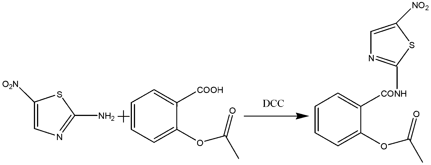 Method for preparing nitazoxanide
