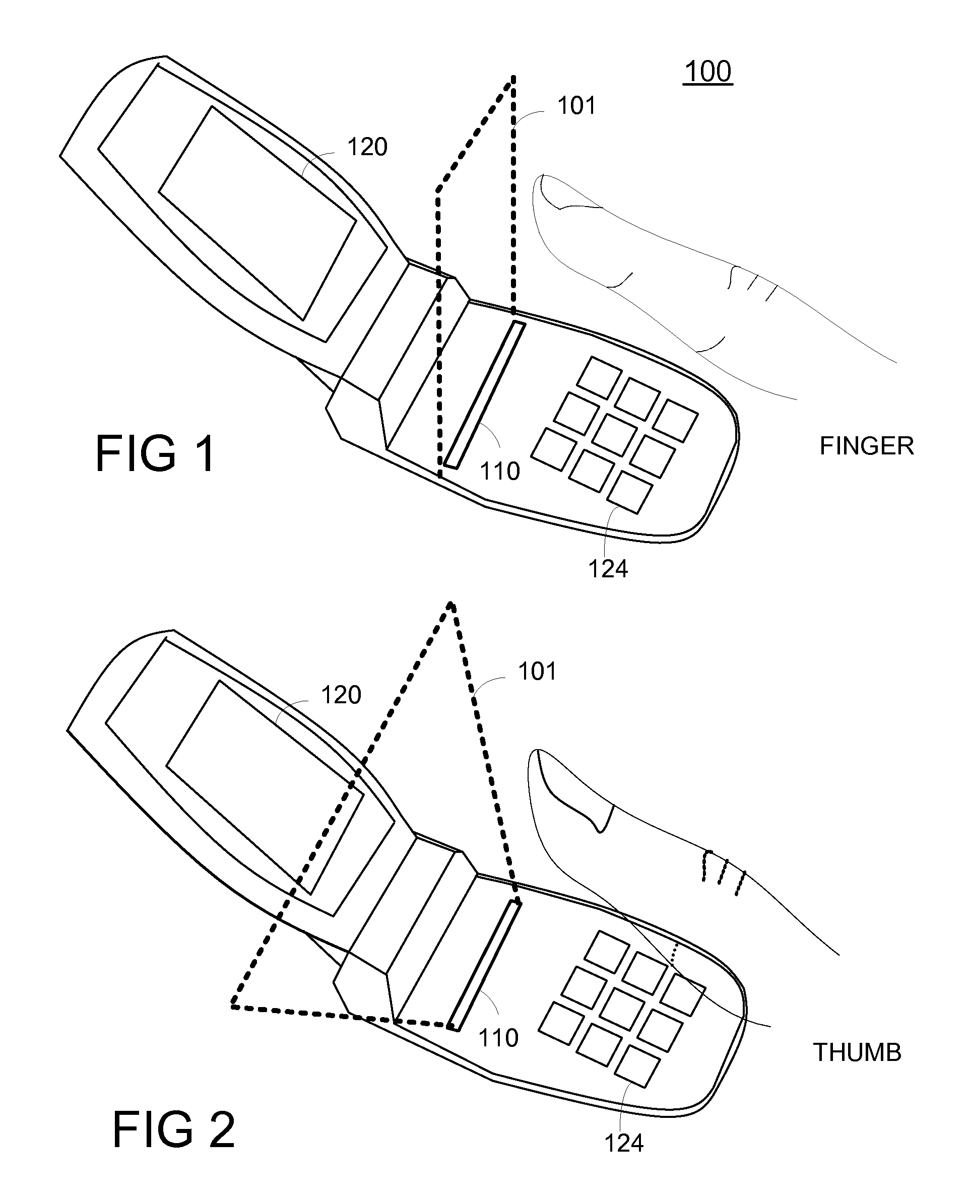 Method and apparatus for touchless calibration