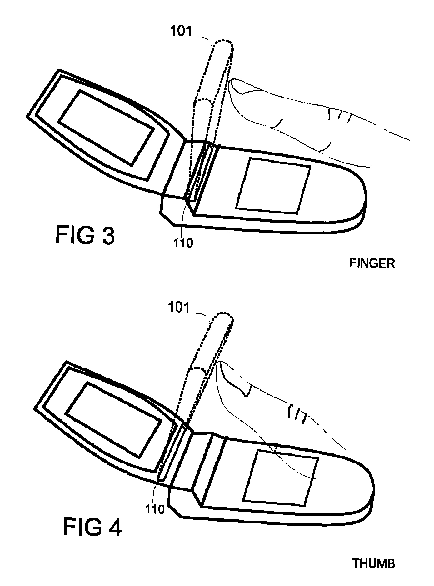Method and apparatus for touchless calibration
